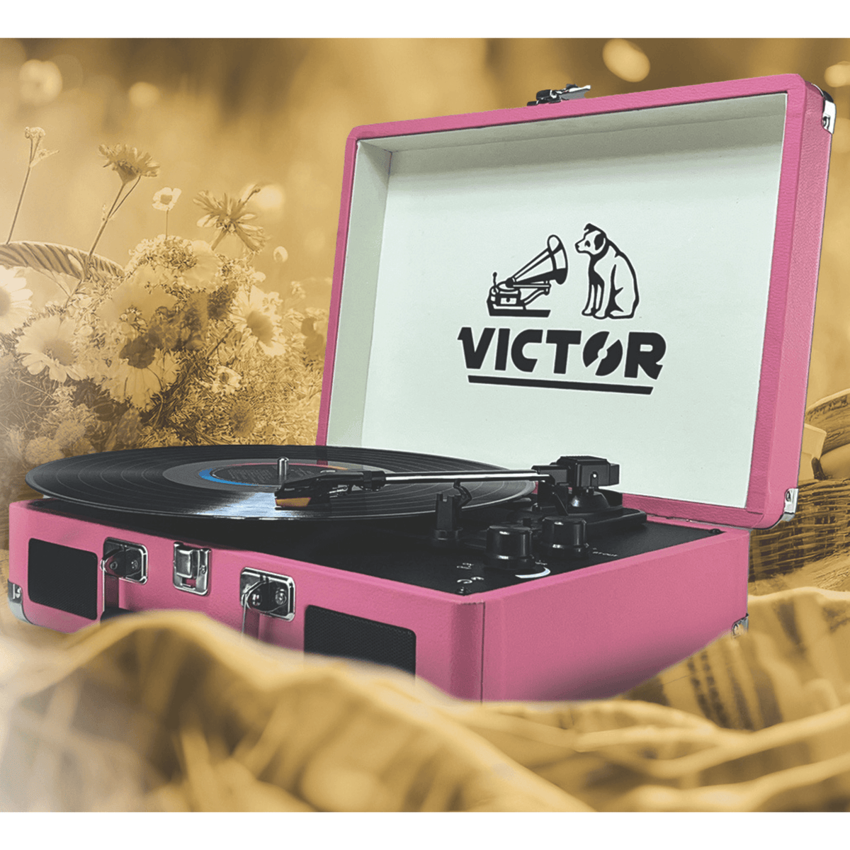 Victor Metro Suitcase Bluetooth Turntable