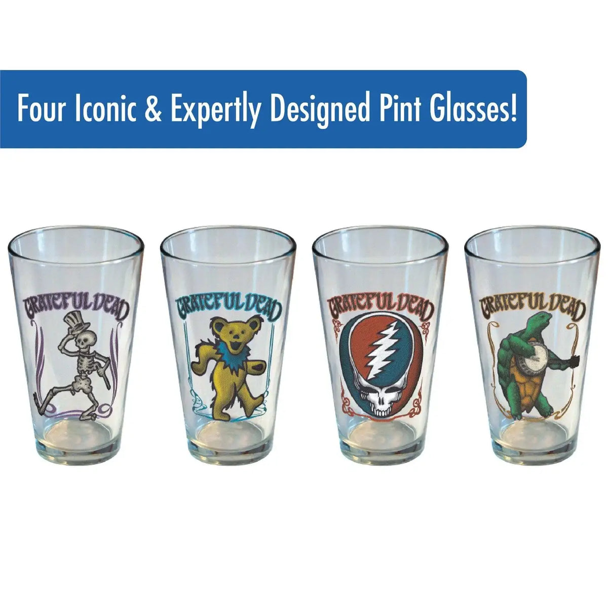 Grateful Dead Retro Pint Glass