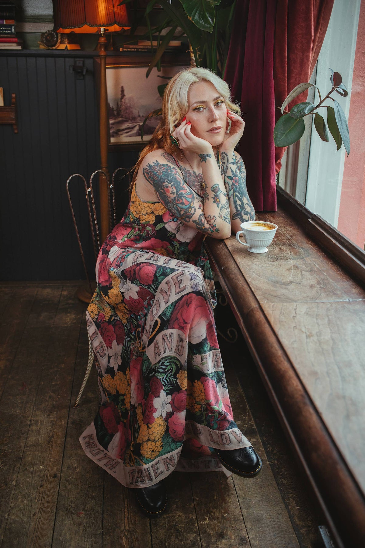Friendship Love & Truth Bohéme Long Maxi Slip Dress