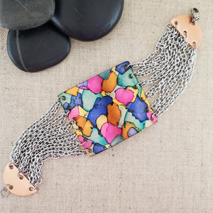 Copper Multi-chain Bracelet