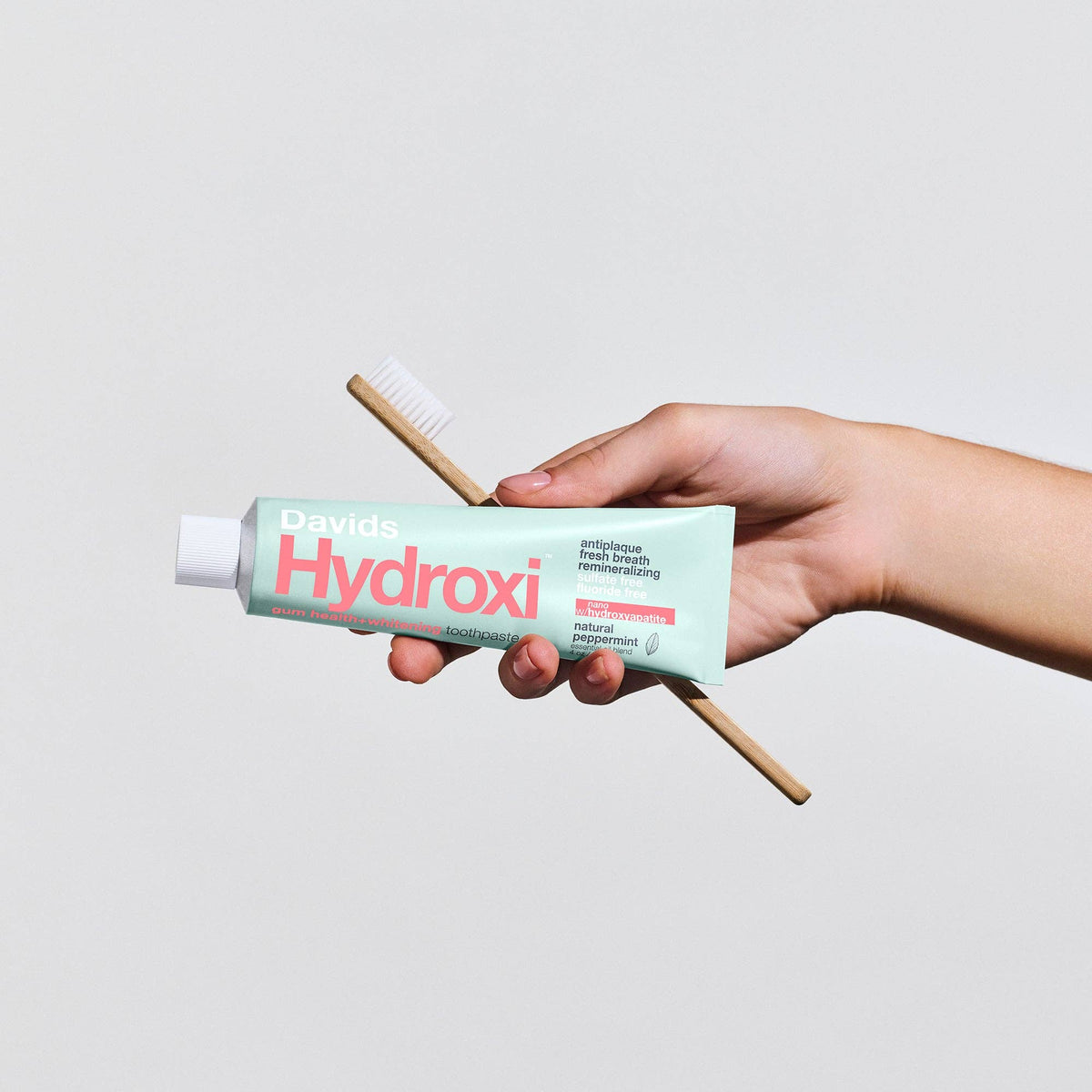 Davids Hydroxi™ Gum Health + Whitening Toothpaste – Peppermint, 4 oz