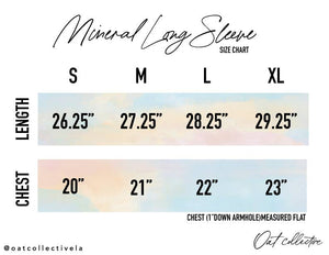 MAKE PEOPLE FEEL LOVED Mineral Washed Long Sleeve Graphic