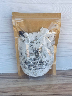 Amethyst & Lavender Crumbled Bath Bomb Bath Soak