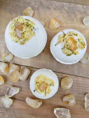Citrine & Jasmine Bath Bomb