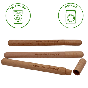 Beechwood Straw Carrying Case