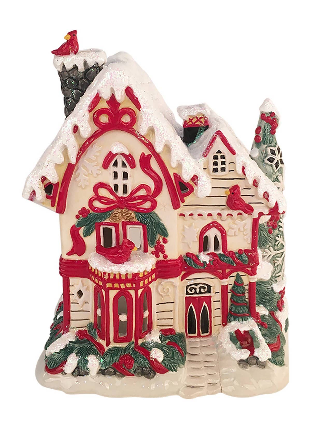 Christmas Cardinal Candle House
