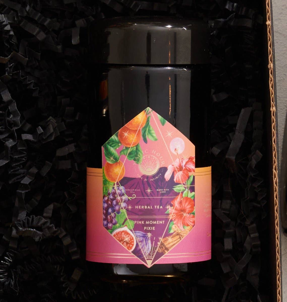 Pink Moment Pixie Hibiscus Tangerine Dream Herbal Tea