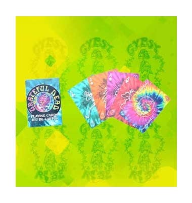 Grateful Dead Tie Dye Playing Cards