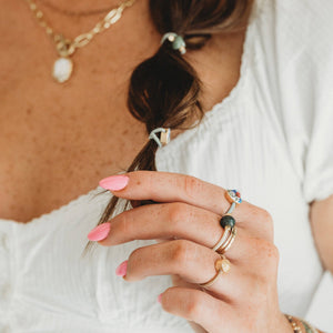Terra Hair Tie Ring Set