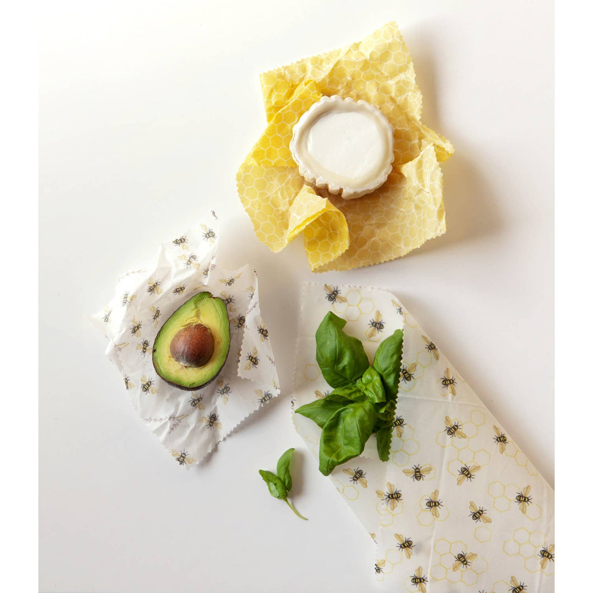 Bees Beeswax Wrap Set of 3