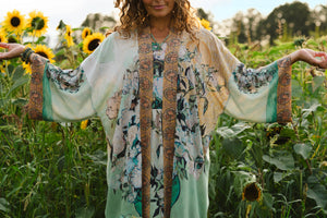Van Gogh I Paint My Dream Opera Duster Kimono Robe