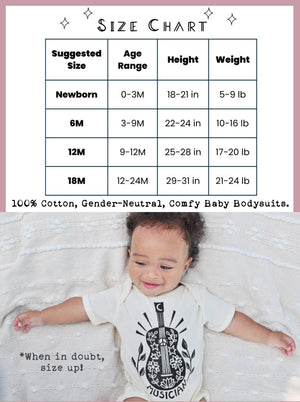 Free Spirit Sloth Baby Bodysuit
