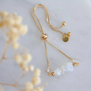 Opalite Chip Adjustable Bracelet