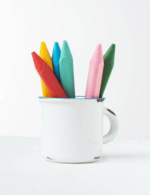 Triangle Beeswax Crayons, Set of 8