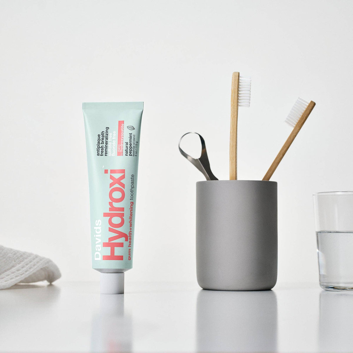 Davids Hydroxi™ Gum Health + Whitening Toothpaste – Peppermint, 4 oz