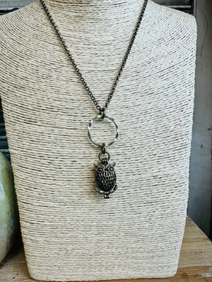 Who Gives A Hoot Owl Necklace