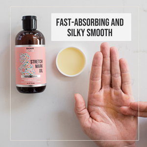 Pregnancy Stretch Mark Oil with Cocoa Butter and Almond Oil