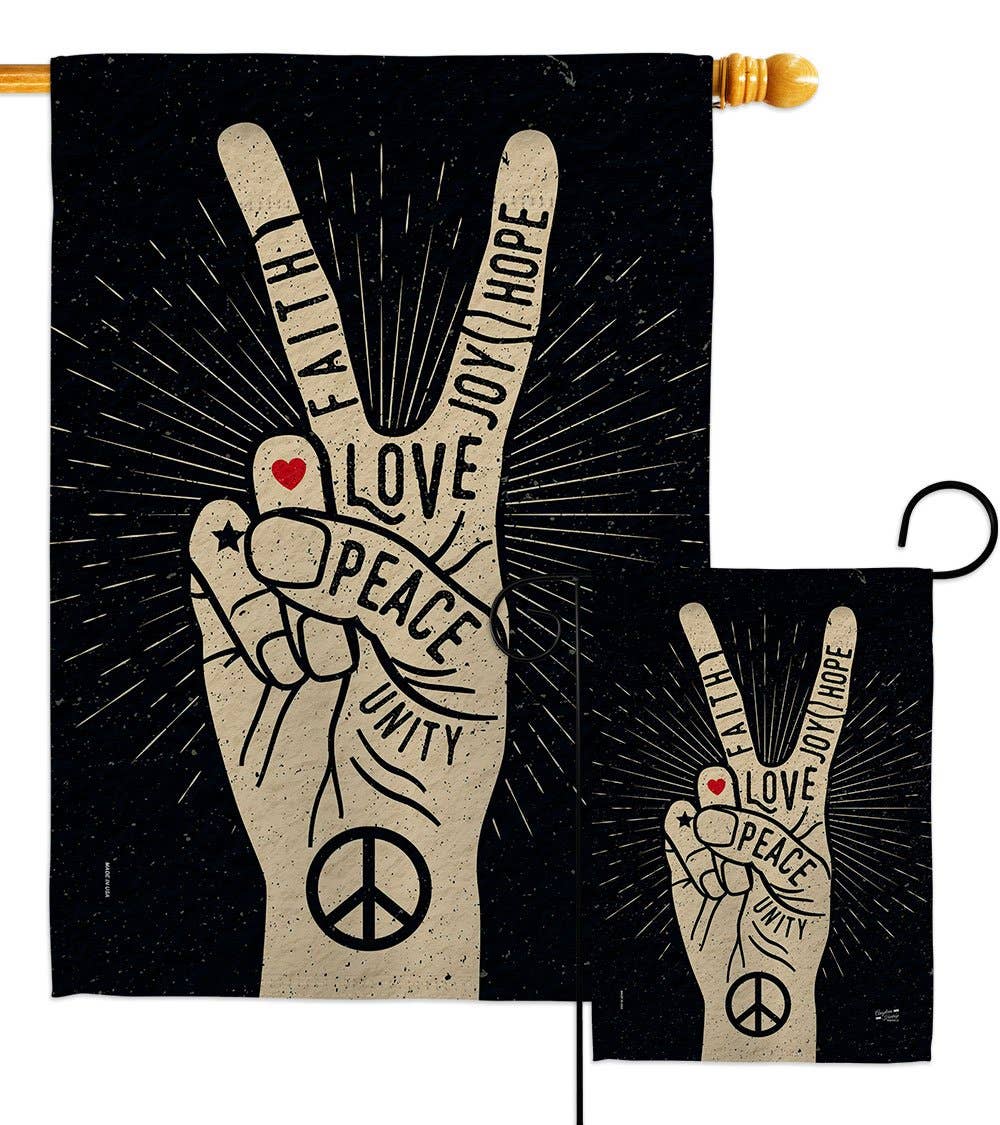Faith Love Joy Sweet Life Garden Flag