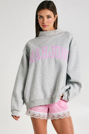 Mahjong Embroidery Sweatshirt