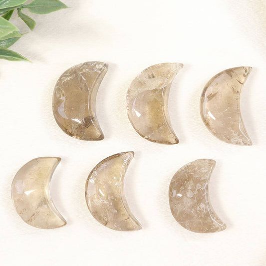 Smoky Quartz Mini Half Moon