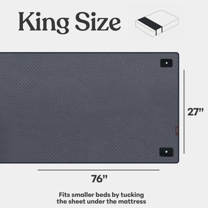 Leather Grounding Mat for Bed – King & Queen