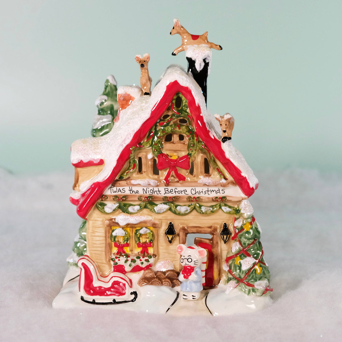 'Twas the Night Before Christmas Candle House