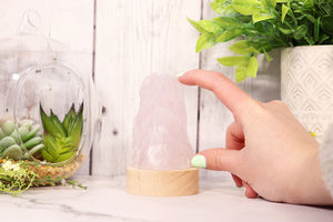 Rose Quartz LED Lamp
