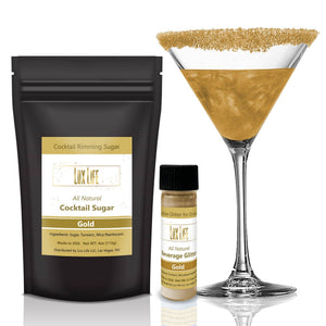 Edible Glitter Cocktail Rimming Sugar