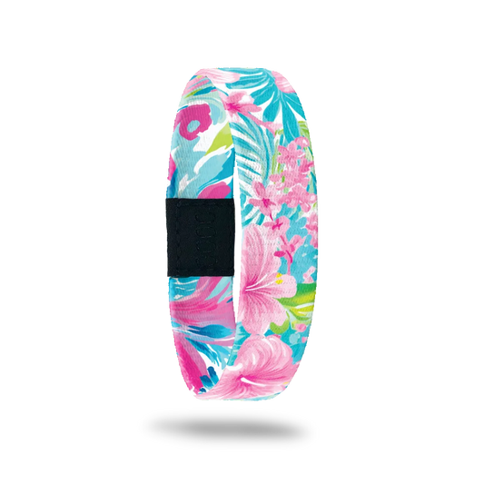 It's A Vibe - Beach Floral Elastic Bracelet