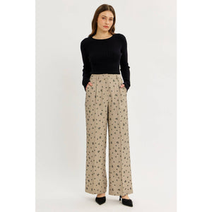 Fitted Ribbed Knit Top with Button Detail Sleeves