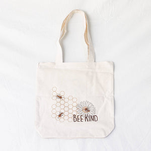"Bee Kind" Organic Cotton Tote Bag- Simple Ecology