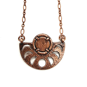 Opalite Moon Phase Necklace